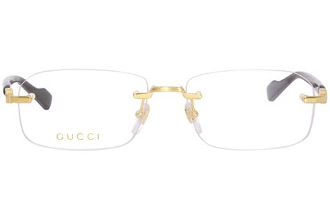 vintage gucci mens frames|gucci rimless frames men.